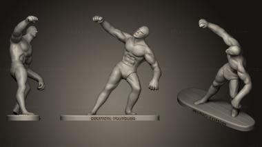 Figurines of people Surfisto Proteado 3d model